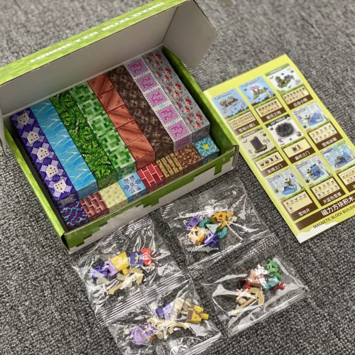 MYWORLD 200szt Klocki Klocki Magnetyczne