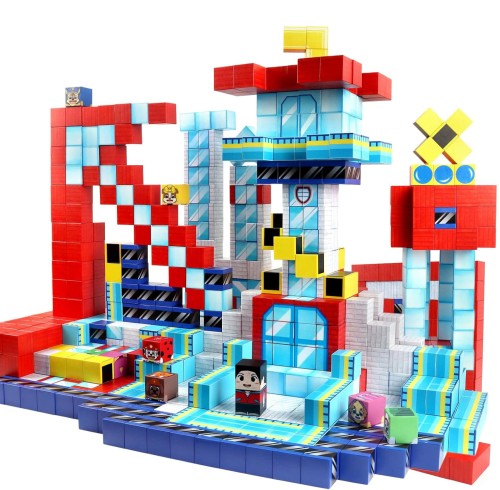 Kreatywny Zestaw Klocki Magnetyczne Minecraft 100szt Baza