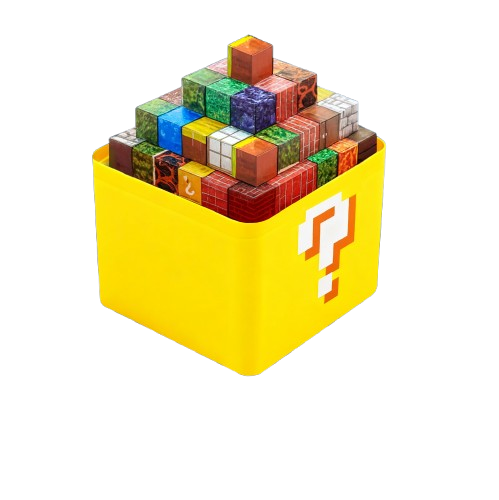 Klocki Magnetyczne 300szt Zestaw Pudełko Minecraft