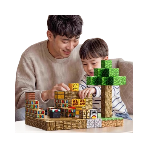 Zestaw Pudełko TNT Minecraft Klocki Magnetyczne 300szt