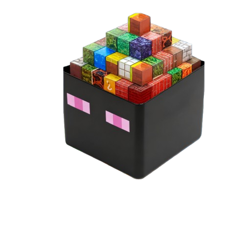 Klocki Magnetyczne 300szt Zestaw Pudełko Minecraft